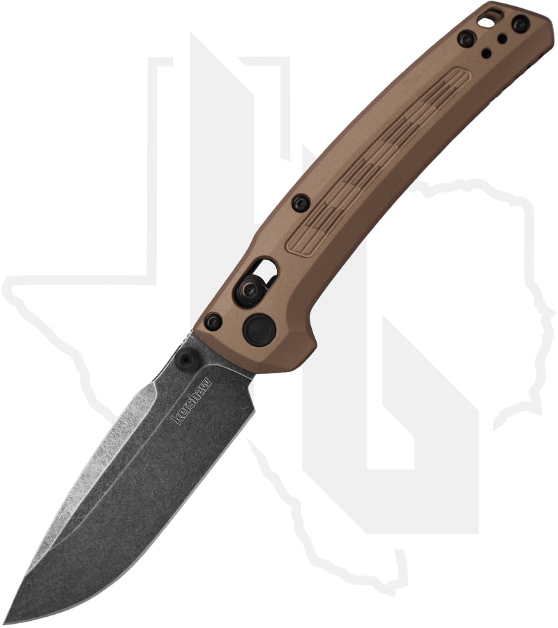Kershaw Continental 6200 - FDE Aluminum, Blackwashed