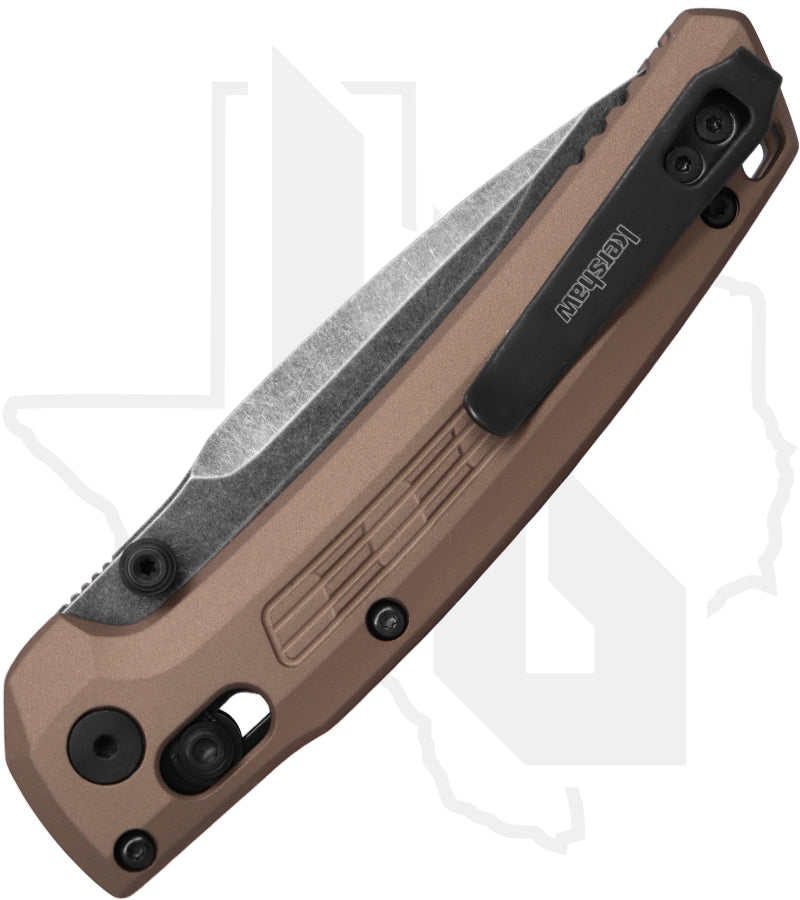 Kershaw Continental 6200 - FDE Aluminum, Blackwashed