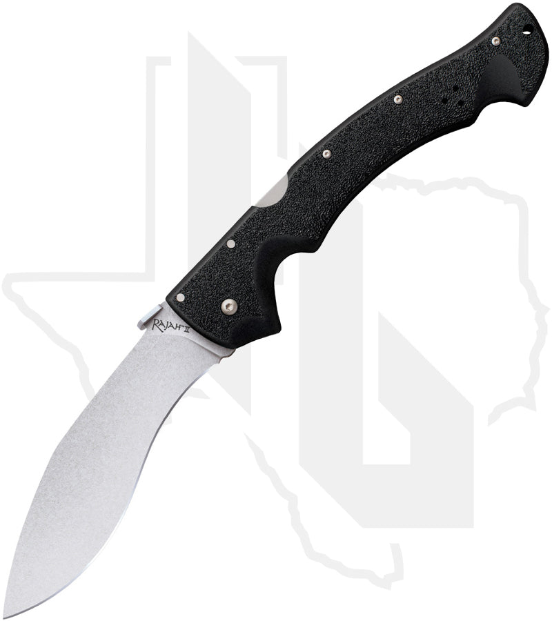 Cold Steel Rajah II 62JL - Black Griv-Ex, Stonewashed