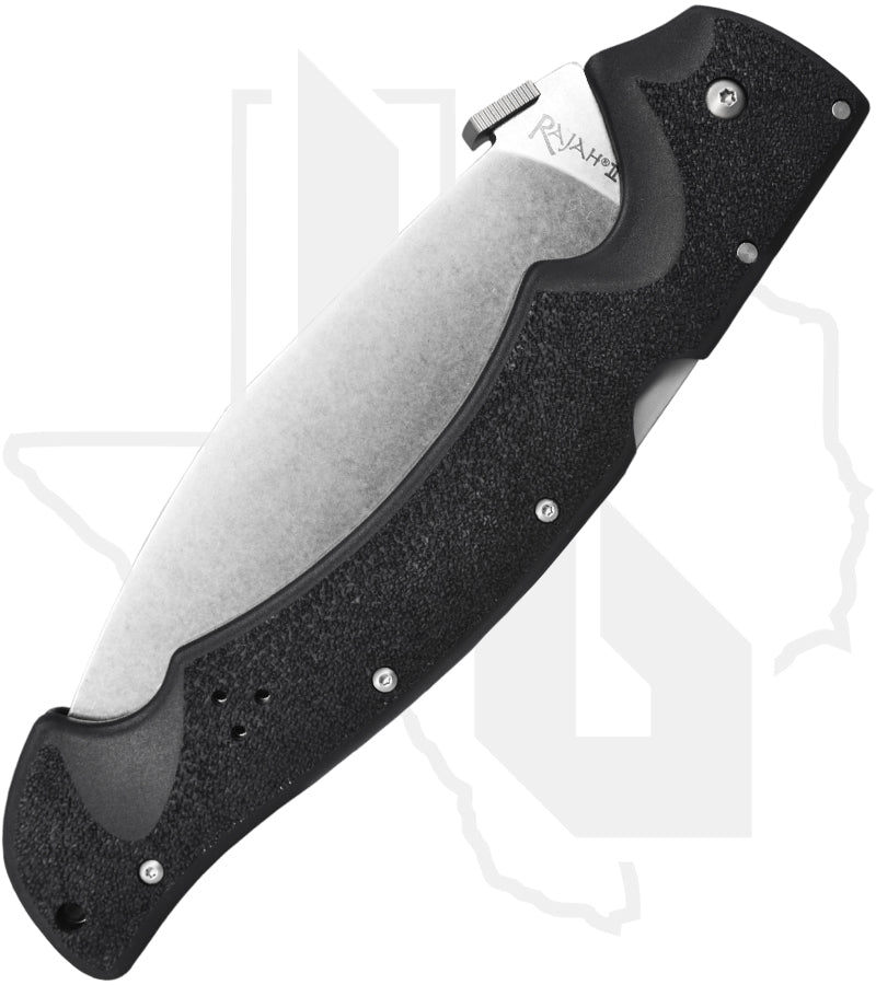 Cold Steel Rajah II 62JL - Black Griv-Ex, Stonewashed