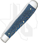 W.R. Case Trapper 63730 - Blue Sycamore Wood, Smooth (7254 SS)