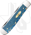 W.R. Case Mini Trapper 63731 - Blue Sycamore Wood, Smooth (7207 SS)