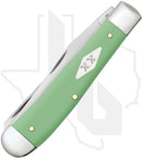W.R. Case Trapper 63830 - Mint Green Synthetic, Smooth (4254 SS)