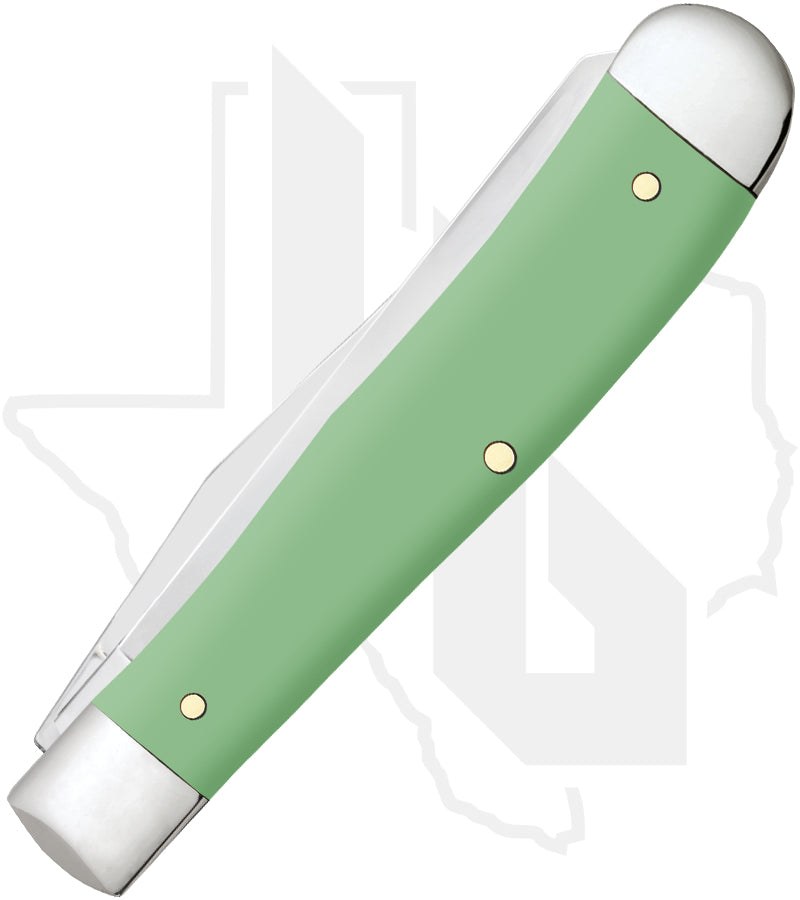 W.R. Case Trapper 63830 - Mint Green Synthetic, Smooth (4254 SS)