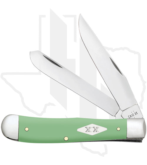 W.R. Case Trapper 63830 - Mint Green Synthetic, Smooth (4254 SS)
