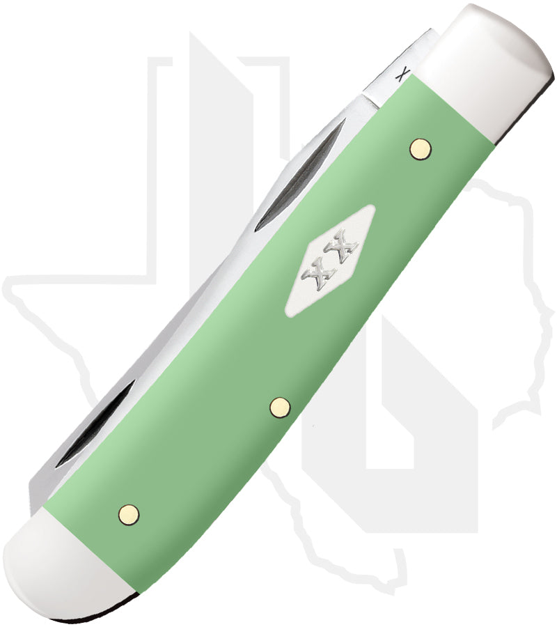 W.R. Case Mini Trapper 63831 - Mint Green Synthetic, Smooth (4207 SS)