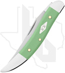 W.R. Case Small Texas Toothpick 63835 - Mint Green Synthetic, Smooth (410096 SS)