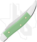 W.R. Case Small Texas Toothpick 63835 - Mint Green Synthetic, Smooth (410096 SS)