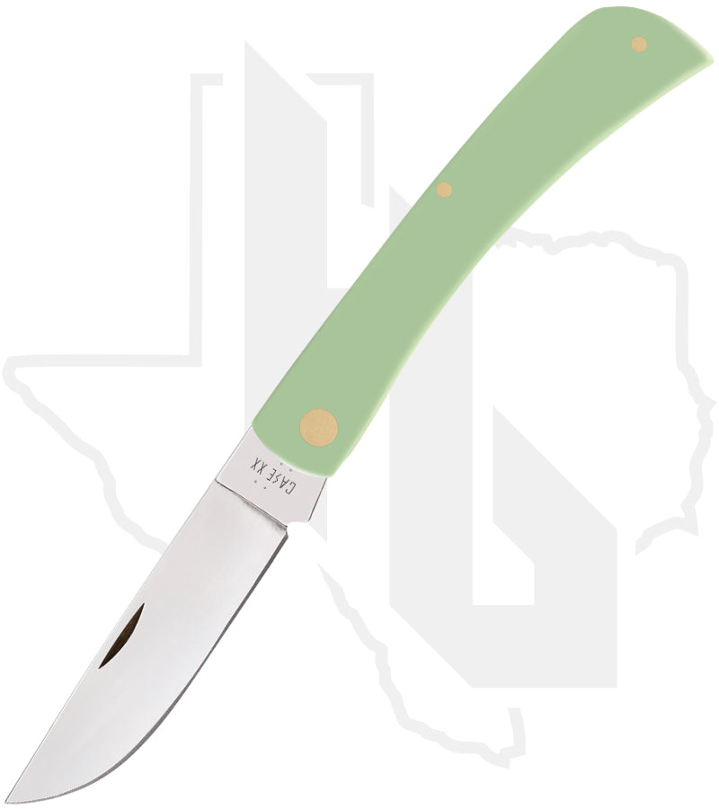 W.R. Case Sod Buster 63837 - Mint Green Synthetic, Smooth (4138 SS)