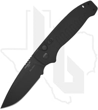 Hogue Knives Ballista I 64130 - Matte Black Aluminum, Black Cerakote