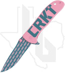 CRKT Drifter 6450D2P - Pink & Blue G-10