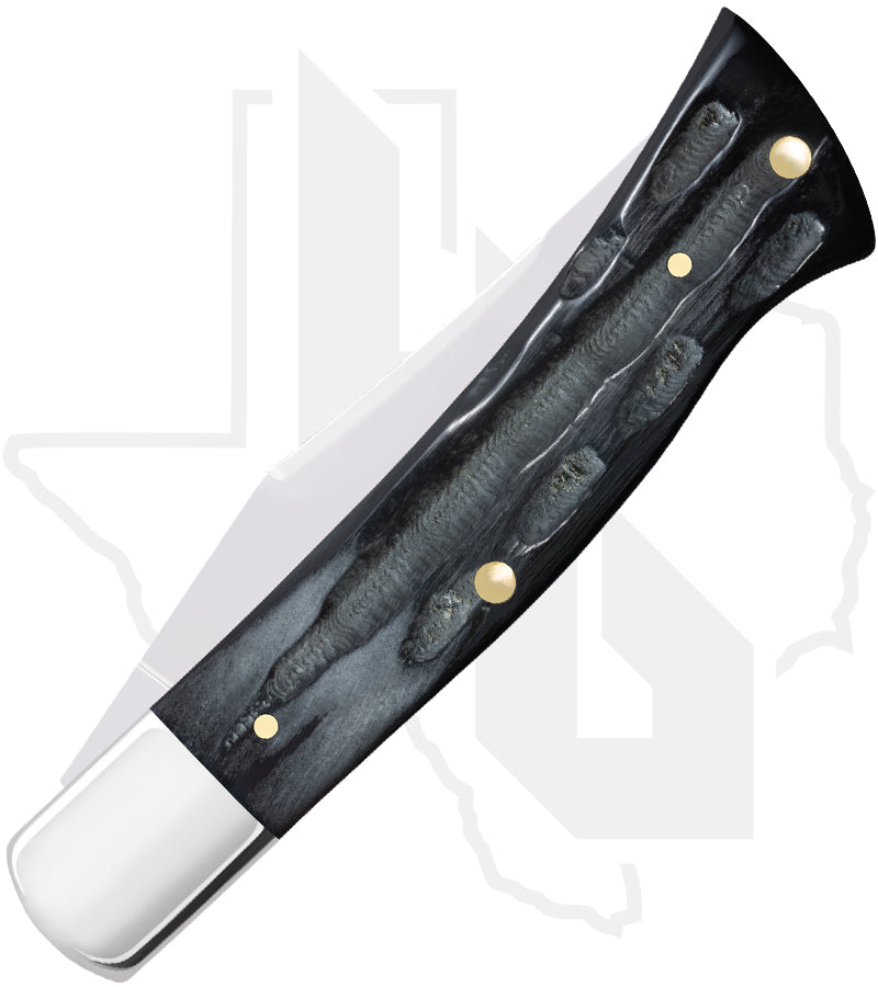 W.R. Case Axe Handle 65034 - Buffalo Horn, Jigged (BRBH1135 SS)
