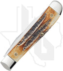 W.R. Case Mini Trapper 65305 - 6.5 BoneStag, Jigged (6.5207W SS)