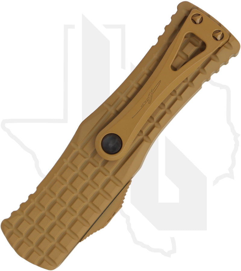Microtech Signature Series Hera 702-1FRCRAS - Double Edge, Frag, Cerakote RAL-8000