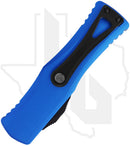 Microtech Hera 702-3BL - Double Edge, Black, Blue Aluminum