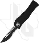 Microtech Hera 703-2T - Single Edge, Black, Black Aluminum