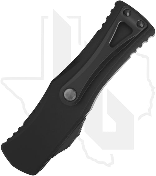 Microtech Hera 703-2T - Single Edge, Black, Black Aluminum