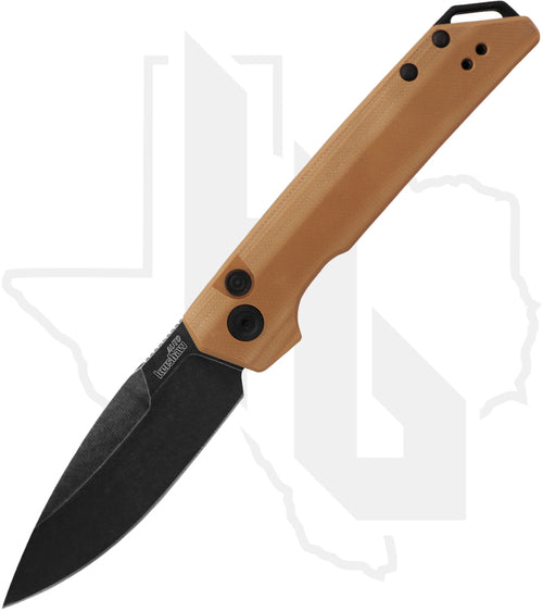 Kershaw Launch Iridium 7038FDEG - FDE G-10, Black Aluminum, Blackwashed