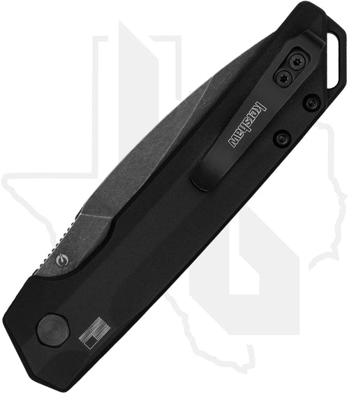 Kershaw Launch Iridium 7038G10 - Black G-10, Black Aluminum, Blackwashed