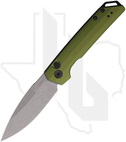 Kershaw Launch Iridium 7038OL - OD Green Aluminum, Working Finish