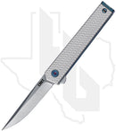 CRKT CEO Microflipper 7081 - Gray, Drop Point
