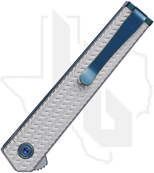 CRKT CEO Microflipper 7081 - Gray, Drop Point