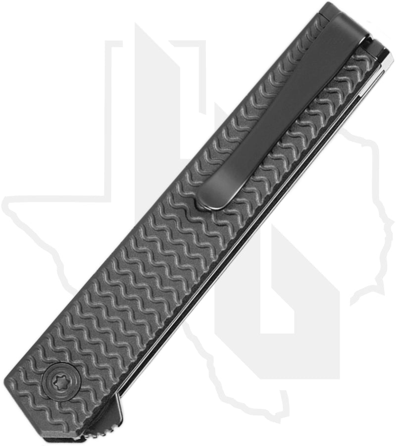 CRKT CEO Microflipper 7081D2K - Black, Drop Point