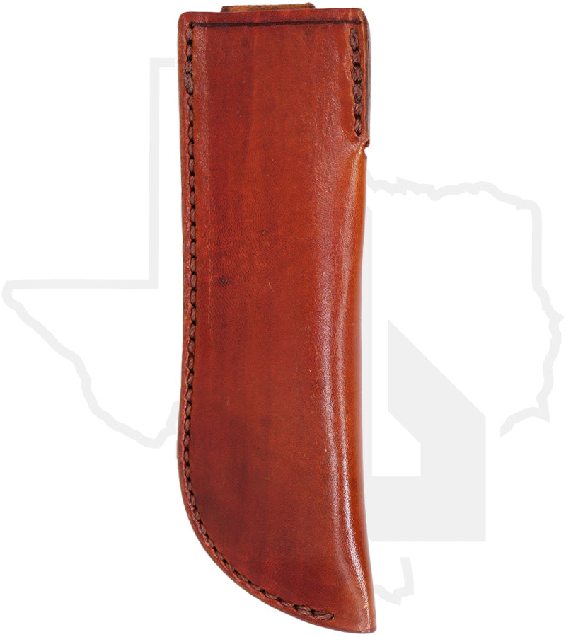 A & M Leather #71 Fixed Blade Sheath 71-ST - Saddle Tan, Vertical