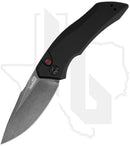 Kershaw Launch 1 7100BW - Black Aluminum, Blackwashed