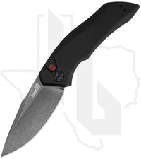 Kershaw Launch 1 7100BW - Black Aluminum, Blackwashed