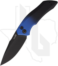 Kershaw Launch 1 7100GBLUBLK - Blue/Black Gradient Aluminum, Black