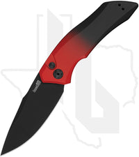 Kershaw Launch 1 7100GRDBLK - Red/Black Gradient Aluminum, Black