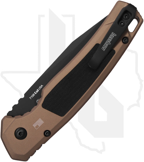 Kershaw Launch 21 7106 - FDE Aluminum, Black PVD