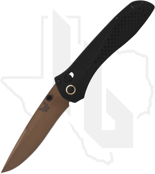 Benchmade Blue Class Limited Edition Seven Ten 710FE-2401 - Black Aluminum, Flat Earth Cerakote