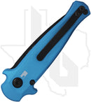 Kershaw Launch 12 7125TEALBLK - Teal Aluminum, Carbon Fiber Inlay, Black