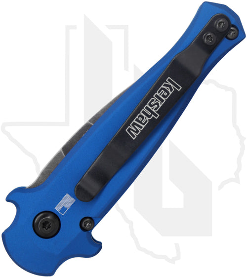 Kershaw Launch 12CA 7130BLUBW - Blue Aluminum, Carbon Fiber Inlay, Blackwashed