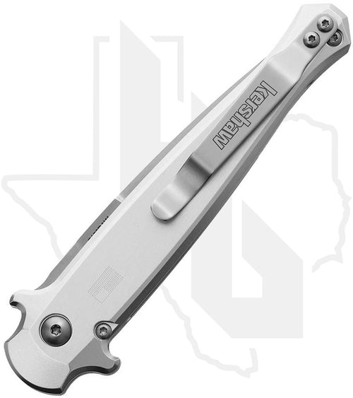 Kershaw Launch 8 7150RAW - Raw Aluminum, Carbon Fiber, Stonewashed
