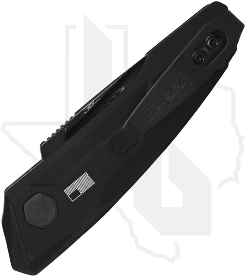 Kershaw Launch 9 7250DAM - Black Aluminum, Damascus