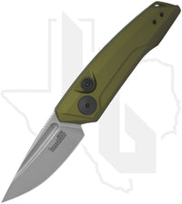 Kershaw Launch 9 7250OLSW - OD Green Aluminum, Stonewashed