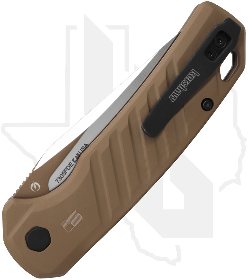 Kershaw Launch 23 7305FDE - FDE Aluminum, Satin