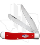 W.R. Case Trapper 73930 - American Workman, Red Synthetic, Smooth (4254 CS)