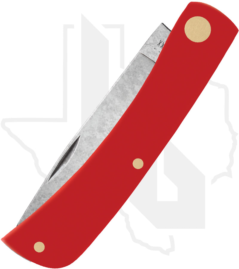 W.R. Case Sod Buster Jr 73932 - American Workman, Red Synthetic, Smooth (4137 CS)