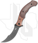 CRKT Ritual Compact 7465 - Brown Micarta, Assisted
