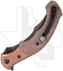 CRKT Ritual Compact 7465 - Brown Micarta, Assisted