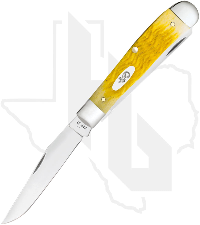 W.R. Case Trapper 75310 - Yellow Bone, Platts Jig (6254 SS)