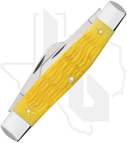 W.R. Case Large Stockman 75311 - Yellow Bone, Platts Jig (6375 SS)