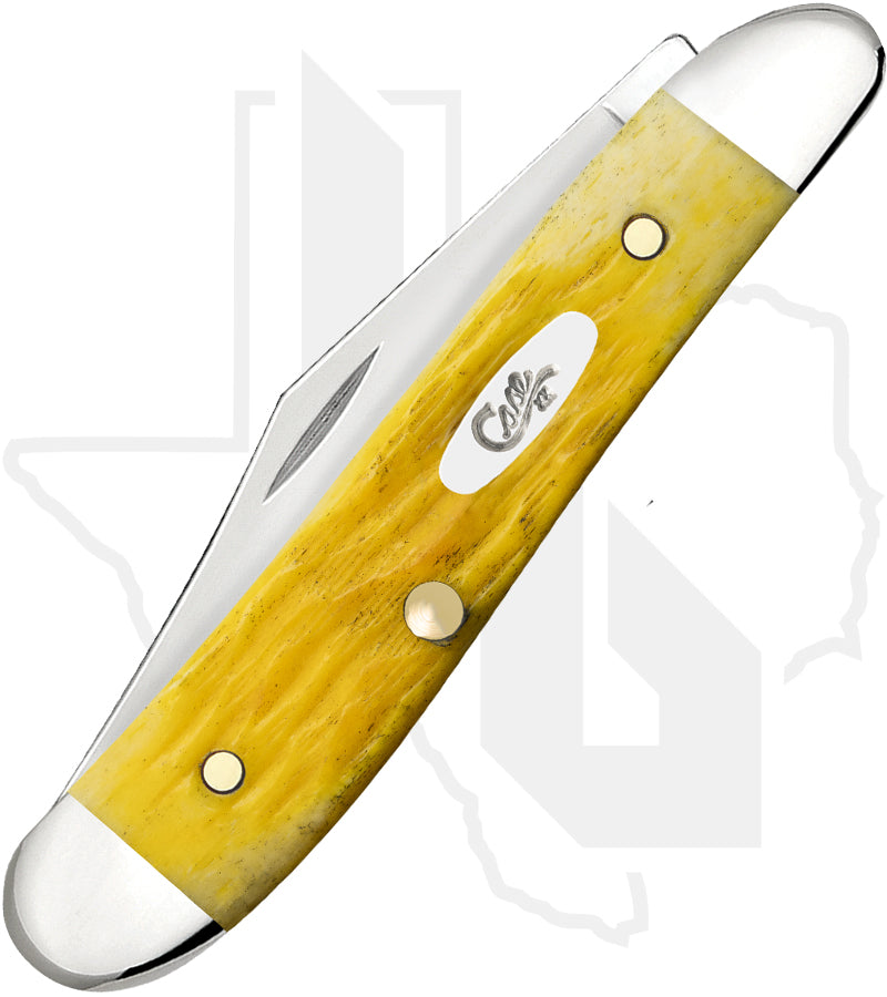 W.R. Case Peanut 75314 - Yellow Bone, Platts Jig (6220 SS)