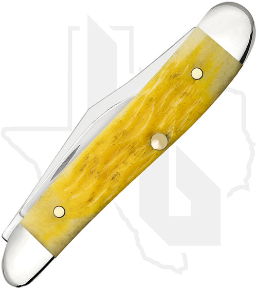 W.R. Case Peanut 75314 - Yellow Bone, Platts Jig (6220 SS)