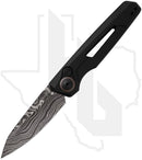 Kershaw Launch 11 7550BLKDAM - Black Aluminum, Damascus