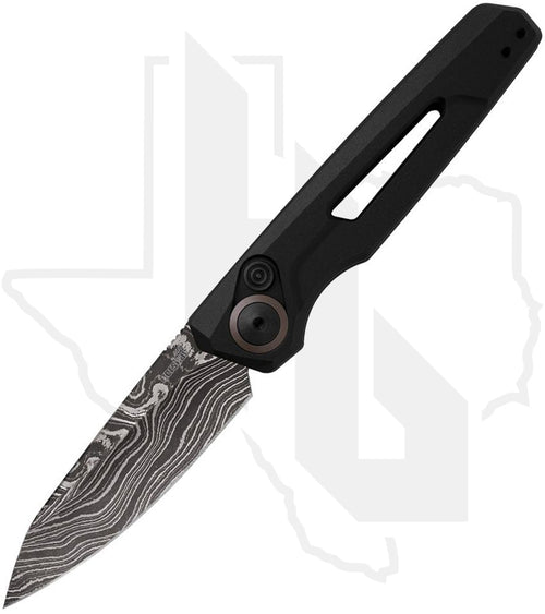 Kershaw Launch 11 7550BLKDAM - Black Aluminum, Damascus